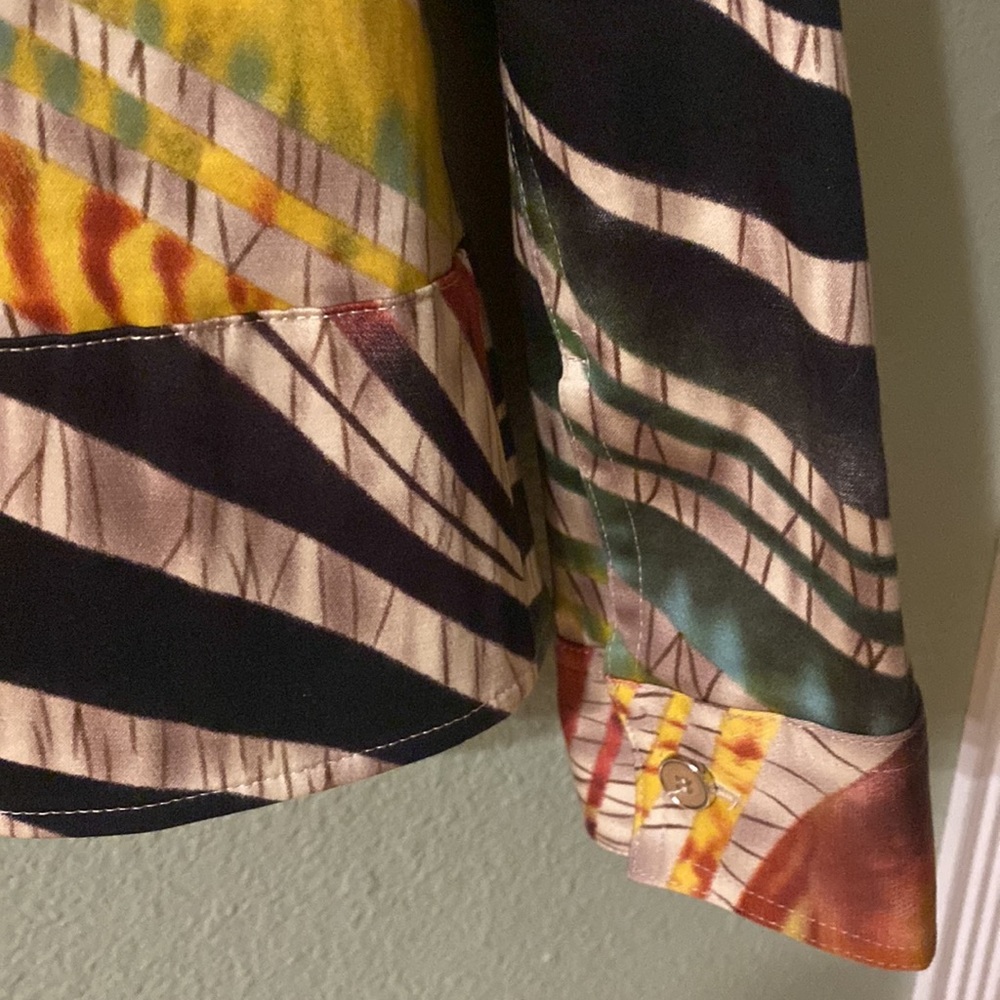 Striped Multicolor Women's Jacket - Picture 8 of 15